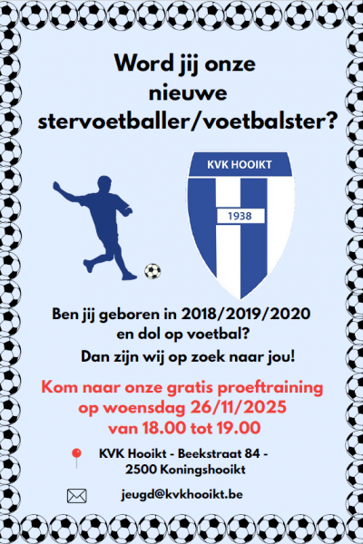 Proeftraining 26 nov